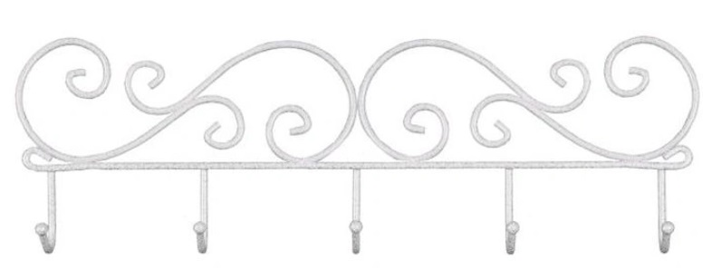 Фото Вешалка настенная Кружева 5 от производителя Завод металлических изделий в Новороссийске по цене 300 ₽