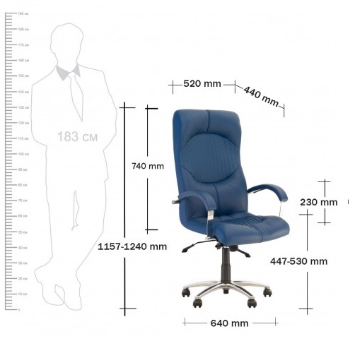 Фото Кресло для руководителя Гермес (Germes) аnifix (алюминий) от производителя Новый стиль в Новороссийске по цене 20&nbsp;100 ₽