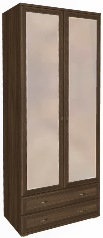 Фото Шкаф Карина ШК-1007 (90) двухдверный от производителя Лером в Новороссийске по цене 36&nbsp;540 ₽