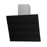 Вытяжка наклонная Cascada E 60 (596х400хh863(1173)) (Материал Металл/Стекло , Цвет Металлик/Черный) в Новороссийске от производителя 