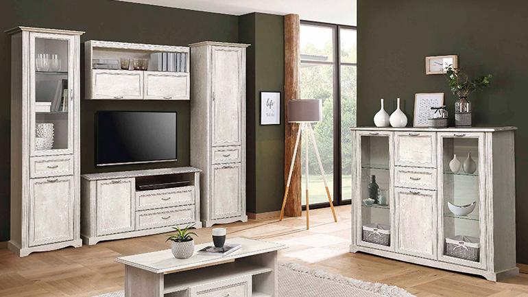 Фото Полка навесная 32.19 Сохо от производителя Олмеко в Новороссийске по цене 6&nbsp;520 ₽