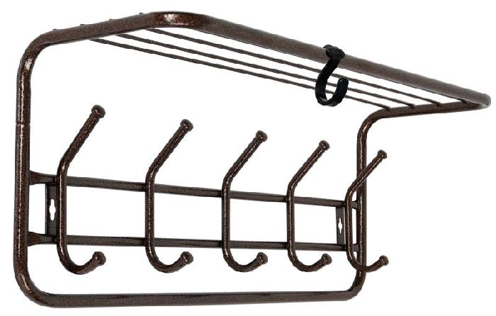 Вешалка с полкой 60 (медный антик  (Завод металлических изделий) )