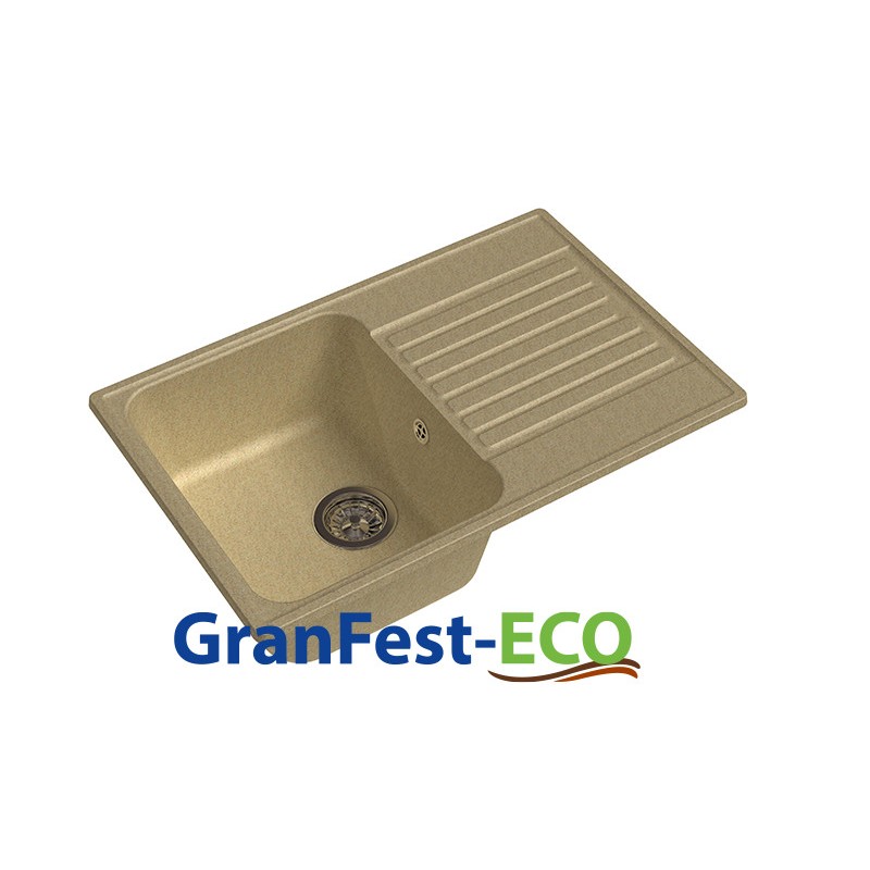 Фото Мойка Granfest eco-78 (ГР 740х480хh200) (шир.ящ.min 720) без сифона от производителя Granfest в Новороссийске по цене 3 650 ₽