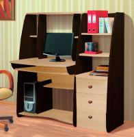 Фото kompyuternye-stoly-s-nadstroykoy стол компьютерный ск 1  производитель Фант-мебель