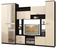 Стенка Флора (2,7) в интернет магазине Планета Комфорта Фото gostinye-so-shkafom стенка флора (2,7) производитель БТС