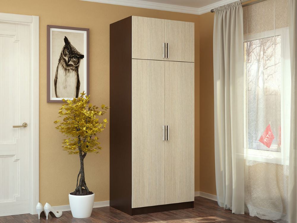 Фото Шкаф с перегородкой (80) двухдверный от производителя БТС  в Новороссийске по цене 10&nbsp;220 ₽