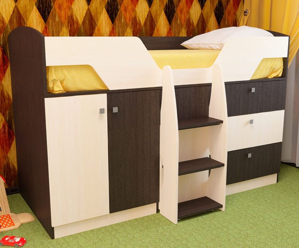 Фото Кровать детская Лимбо (СМ 80х180) от производителя Пирамида в Новороссийске по цене 19&nbsp;480 ₽