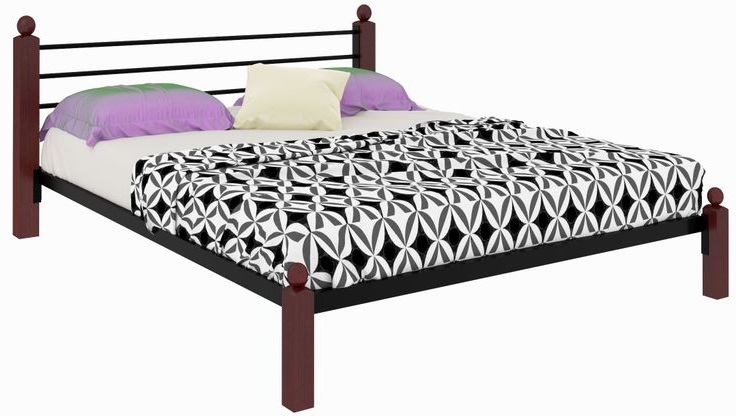 Фото Кровать двуспальная Милана Lux (СМ 140х190) трубка металл от производителя Милсон в Новороссийске по цене 18 750 ₽