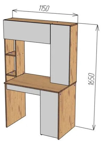 Фото Стол компьютерный СК-64  от производителя Пирамида в Новороссийске по цене 8 860 ₽