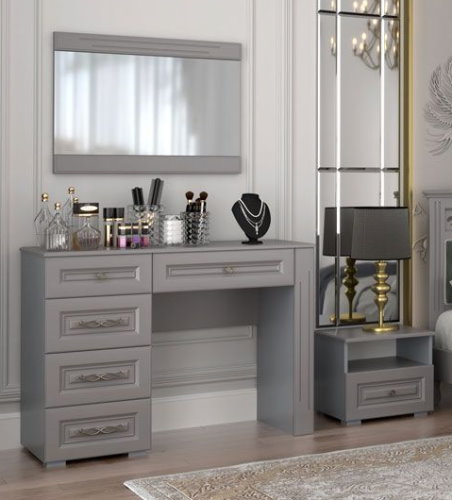 Фото Зеркало настенное Олимп с декоративными планками от производителя Браво-мебель в Новороссийске по цене 4&nbsp;420 ₽