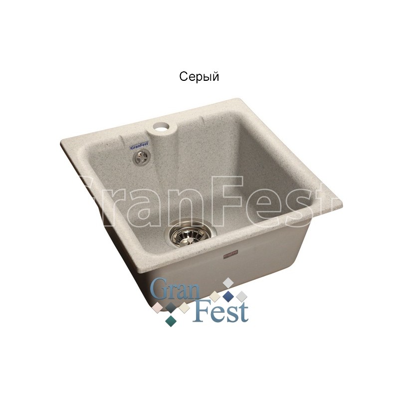 Фото Мойка Granfest GF-P420 (ГР 420х420хh200) (шир.ящ.min 400) от производителя Granfest в Новороссийске по цене 3 680 ₽