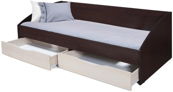 Фото Кровать односпальная Фея-3 (симметричная) (СМ 90х200) с основанием от производителя Олмеко в Новороссийске по цене 14&nbsp;030 ₽