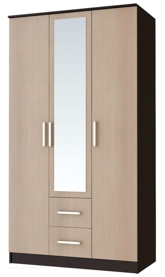 Фото Шкаф Фиеста (120) трехдверный от производителя БТС  в Новороссийске по цене 13&nbsp;360 ₽