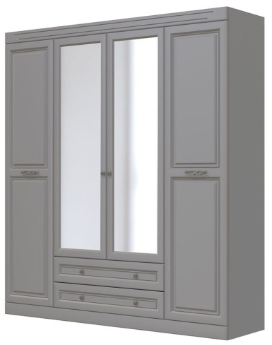 Фото Шкаф Олимп ШР-4 (201) четырехдверный от производителя Браво-мебель в Новороссийске по цене 57 900 ₽