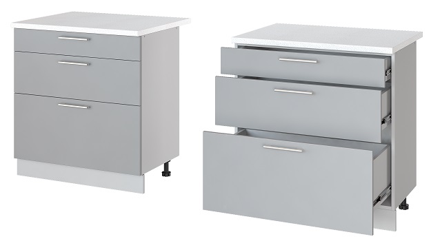 Фото Кухня Бронкс стол-рабочий Н-83 от производителя Леко в Новороссийске по цене 9 630 ₽