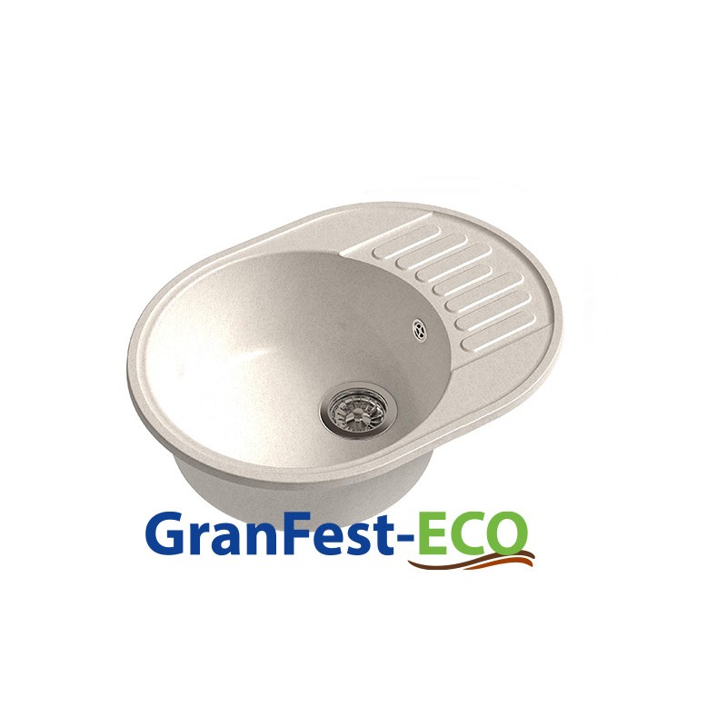 Фото Мойка Granfest eco-58 (ГР 620х480хh200) (шир.ящ.min 600) без сифона от производителя Granfest в Новороссийске по цене 3 020 ₽
