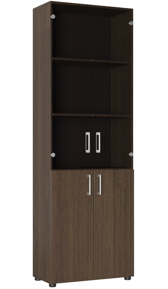 Фото Шкаф со стеклом Офис ОФ-303К от производителя Компасс в Новороссийске по цене 16&nbsp;360 ₽