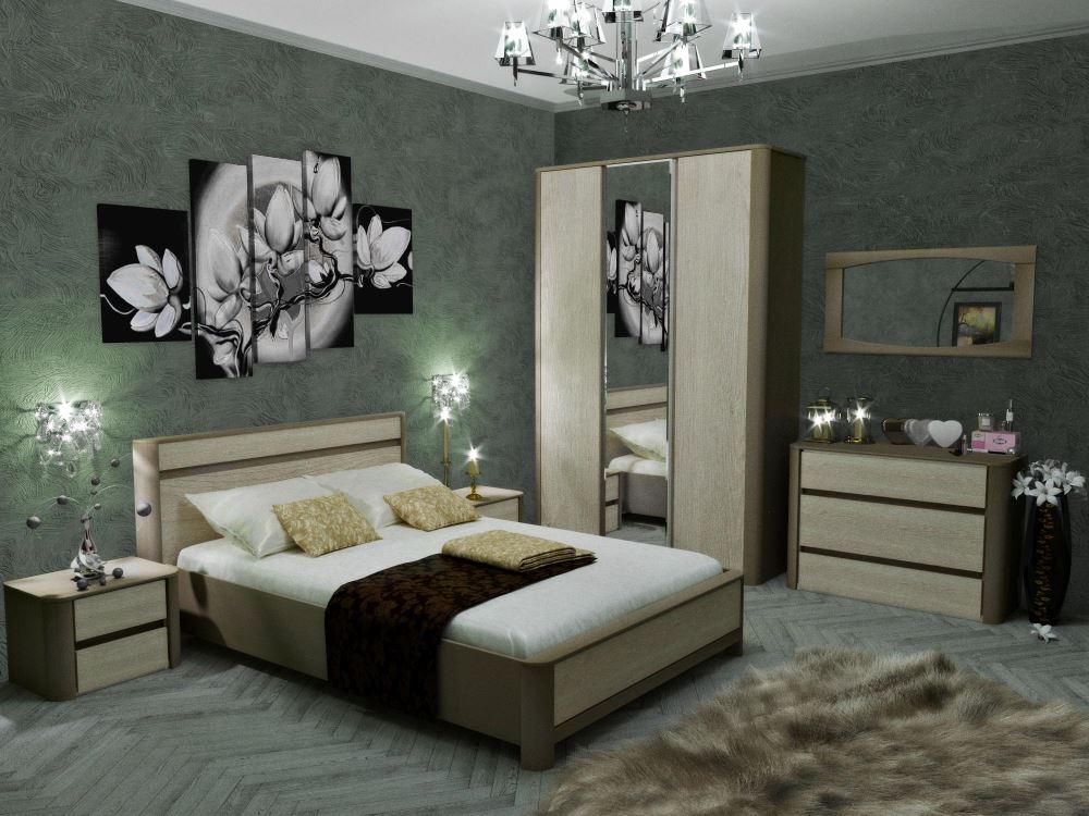 Фото Кровать двуспальная Лацио NEW (СМ 160х200) без основания от производителя СБК в Новороссийске по цене 19 460 ₽