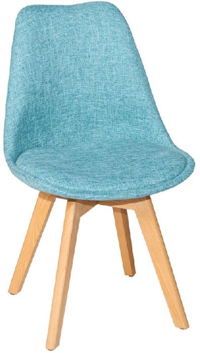 Стул SL-7053A1-2 ( Обивка стула:ткань, натуральный бук, голубой (La-alta) ) Стул SL-7053A1-2 ( Обивка стула:ткань, натуральный бук, голубой (La-alta) )