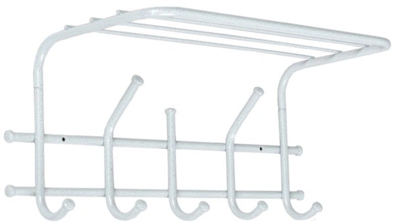 Фото Вешалка с полкой Эра 5 от производителя Завод металлических изделий в Новороссийске по цене 570 ₽