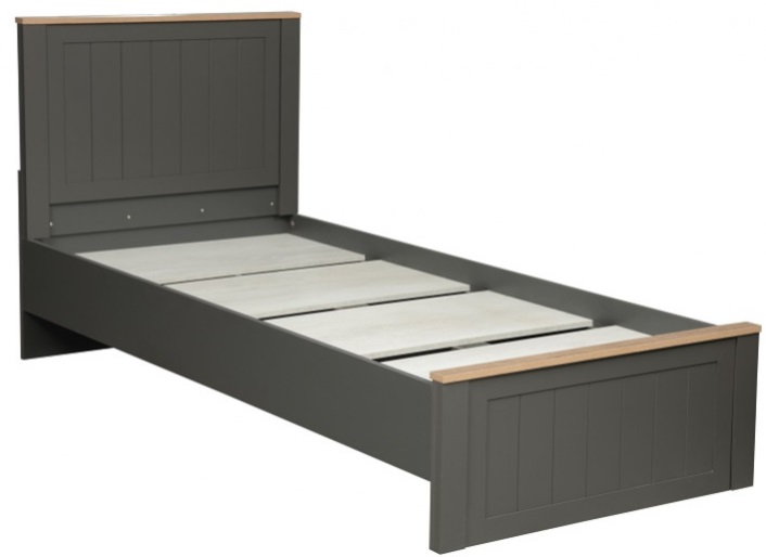 Фото Кровать односпальная Прованс 37.22 (СМ 90х200) комплектуется настилом от производителя Олмеко в Новороссийске по цене 14&nbsp;860 ₽