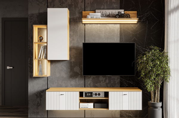 Фото Шкаф навесной Милан от производителя SV-мебель в Новороссийске по цене 5 020 ₽