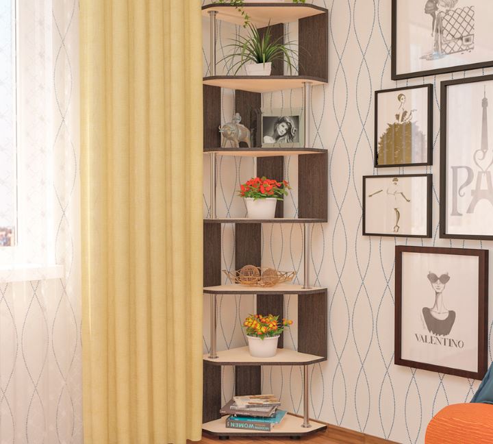 Фото Стеллаж угловой СПУ-3  от производителя Пирамида в Новороссийске по цене 4&nbsp;800 ₽