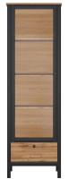 Шкаф Loft REG1W1S (дуб вотан, дуб вотан-черный (Black Red White (БРВ)) ) в Новороссийске от производителя в интернет магазине Планета Комфорта Шкаф Loft REG1W1S (дуб вотан, дуб вотан-черный (Black Red White (БРВ)) ) в Новороссийске от производителя