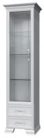 Фото gostinaya-gratsiya шкаф с витриной грация (1 дв) 1 стекло производитель Браво-мебель