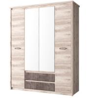 Фото raspashnoy-shkaf шкаф 4dg2sz джаз (jazz) (167) четырехдверный производитель Анрэкс