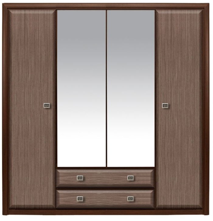 Фото Шкаф Коен SZF4D2S (214) четырехдверный от производителя Black Red White (БРВ) в Новороссийске по цене 60&nbsp;370 ₽