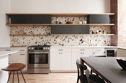 Тераццо на кухне