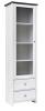 Фото Шкаф-витрина Порто REG1W2S от производителя Black Red White (БРВ) в Новороссийске по цене 19&nbsp;490 ₽