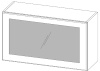 Фото Кухня Венеция шкаф навесной ШГ800с (45,6) от производителя SV-мебель в Новороссийске по цене 5&nbsp;400 ₽