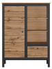 Фото Шкаф Loft REG1D1S/90 от производителя Black Red White (БРВ) в Новороссийске по цене 16&nbsp;360 ₽