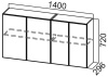 Фото Кухня Модерн шкаф навесной Ш1400 от производителя  в Новороссийске по цене 6&nbsp;770 ₽