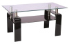 Стол журнальный Signal Stella (стекло , стекло-прозрачное,  черный (Signal) )